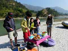 Angela and Boon, Aidan, Ethan and Amber from Singapore