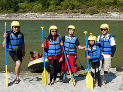 Angela and Boon, Aidan, Ethan and Amber from Singapore