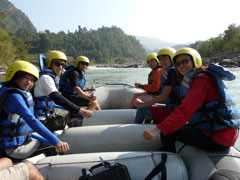 Angela and Boon, Aidan, Ethan and Amber from Singapore
