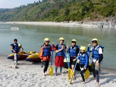 Angela and Boon, Aidan, Ethan and Amber from Singapore
