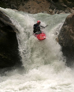 Kayak Waterfall