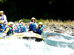 Summers Family on Raft